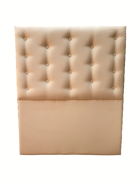 Respaldo 1.5 Plazas a Piso Botone Beige Eco Cuero Rimar-0