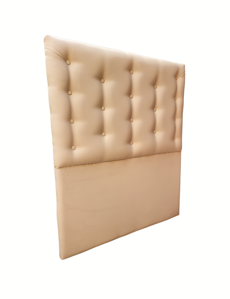 Respaldo 1.5 Plazas a Piso Botone Beige Eco Cuero Rimar-1