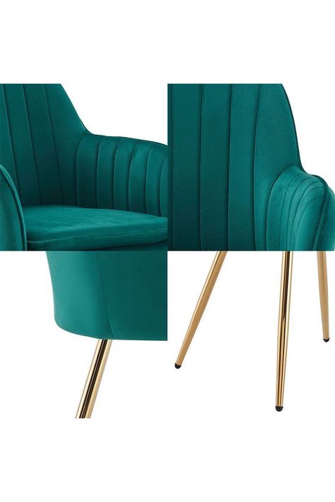 Pack 2 Sillas de Comedor Sitial Alessandro Verde-4