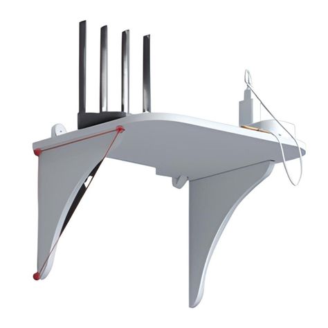Soporte Repisa De Almacenamiento Para Pared Unicolor-2