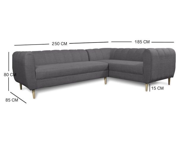 Seccional Lynette Felpa Beige-3