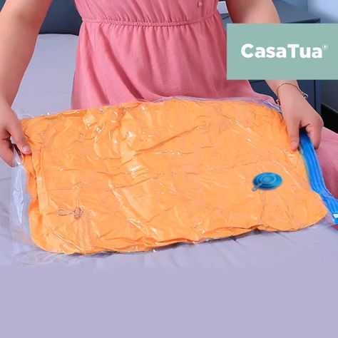 Pack Bolsas Al Vacio CasaTua Compresion Ropa 12 L-5