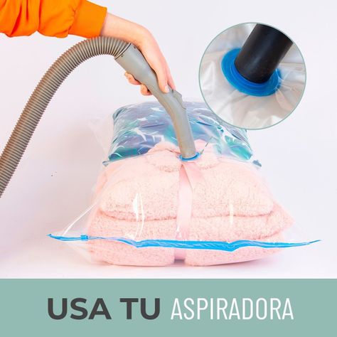 Pack Bolsas Al Vacio CasaTua Compresion Ropa 12 L-2