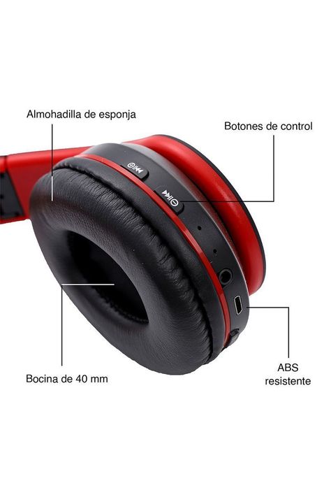 Audífonos Headphones BT B39 Negro-4
