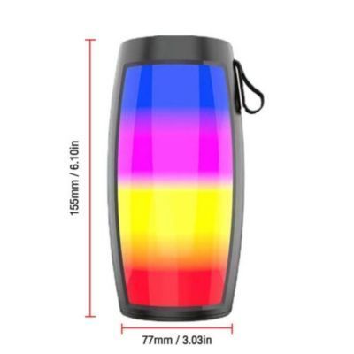 Parlante Bluetooth Portátil ZQS 1201 Luces RGB LED-1