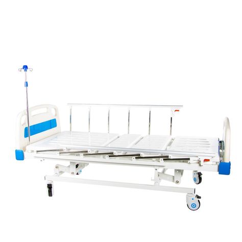 cama clínica manual 3 posiciones pro + colchón-2