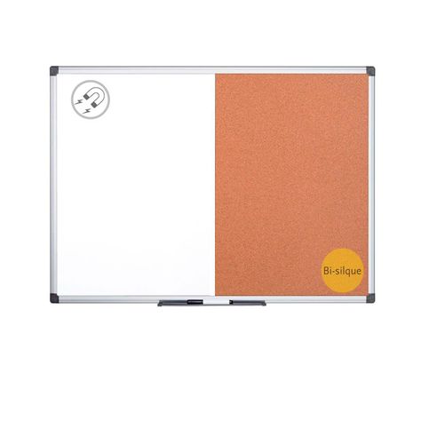 Pizarra Mixta Corcho + Magnética 60x45cm-0