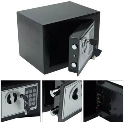 Caja de Seguridad Caja Fuerte Mini Digital Varios Colores-1