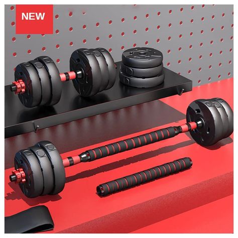 Set Mancuernas Convertibles a Barra Ajustables 20 Kg-3