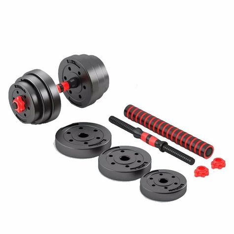 Set Mancuernas Convertibles a Barra Ajustables 20 Kg-2