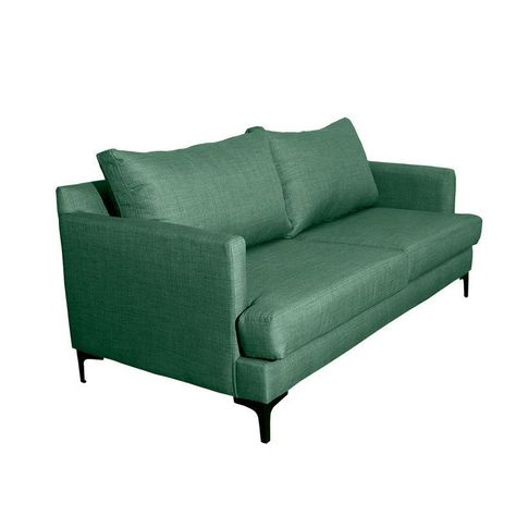 Sofá Aldara Felpa Verde 2C-1