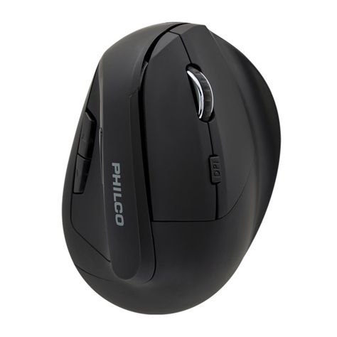 Mouse Inalámbrico Vertical Pro SPK7346B Philco-0