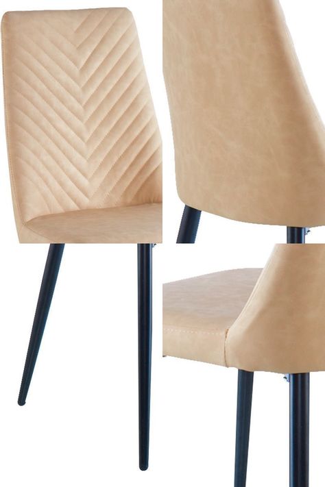 Pack 2 Sillas De Comedor Beige-3