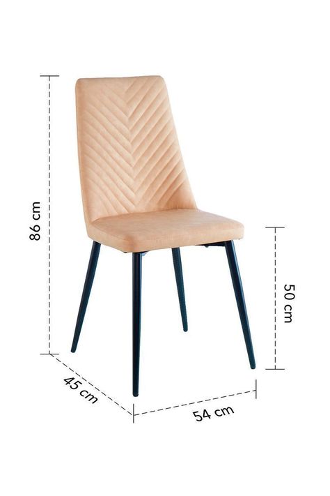 Pack 2 Sillas De Comedor Beige-1