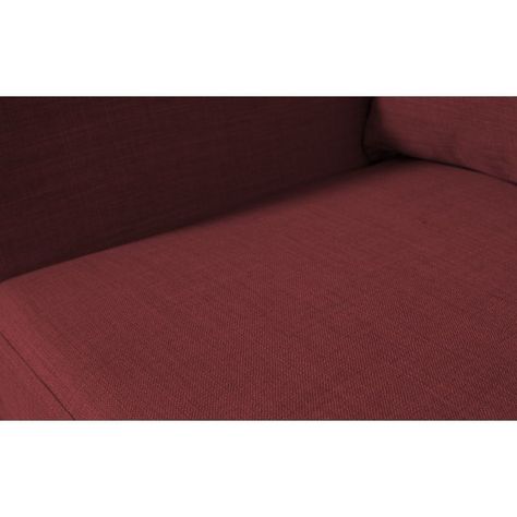 Seccional Cordelia Chenille Tipo Lino Rojo-2