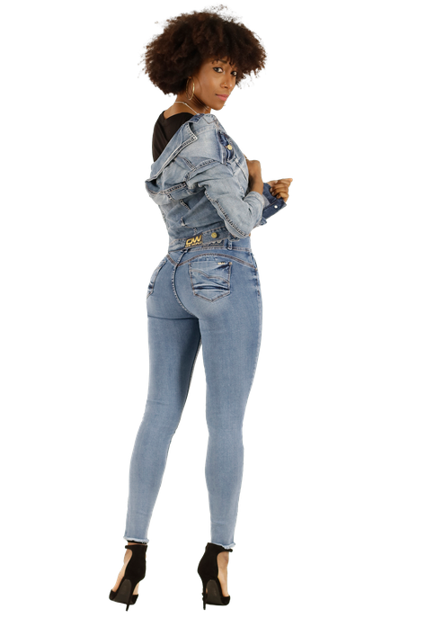 Jeans One World Melody Lentejuelas Mujer-1