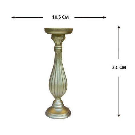CANDELABRO DORADO CALVIN XL 33CM-2