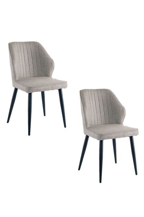 Pack 2 Sillas de Comedor Paris Gris-0