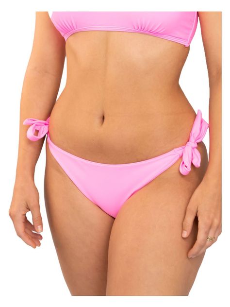 Daikiri Bottom de Bikini Lazos Rosa-0