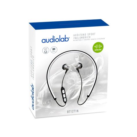 AUDIFONO SPORT BT MANOS LIBRES NEGRO AUDIOLAB-0
