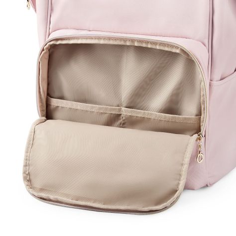 Bagsmart Mochila de viaje notebook 15.6" Rosado-1