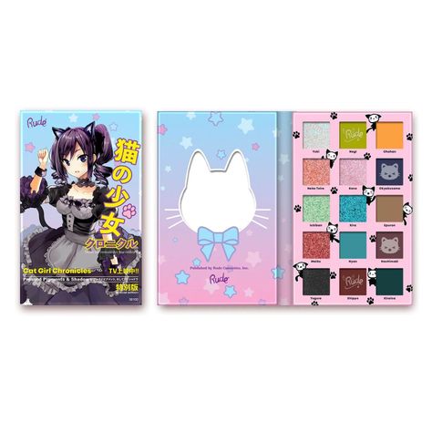 Paleta de Sombras "Cat Girl Chronicles" Rude Cosmetics-0