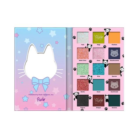 Paleta de Sombras "Cat Girl Chronicles" Rude Cosmetics-1