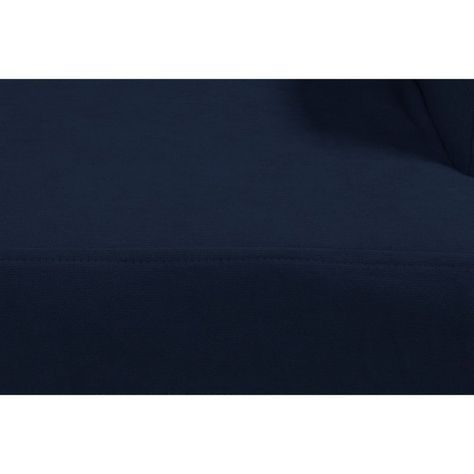 Sofá Aldara Chenille Tipo Lino Azul 3 Cuerpos-3