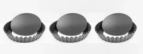 Pack X3 Moldes Tartaleta Desmontable Tarta Individual 12cm -2
