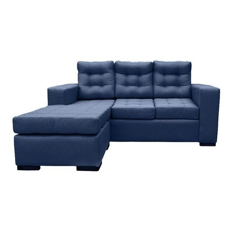 Seccional Antu Chenille Tipo Lino Azul 3 Cuerpos-0