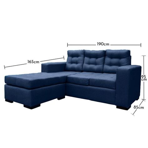 Seccional Antu Chenille Tipo Lino Azul 3 Cuerpos-3