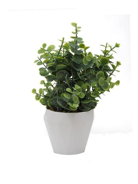 Plantita artificial deco altura 25 cm.. Unico-0