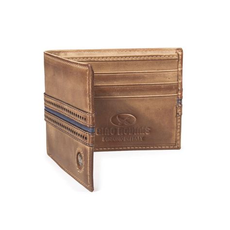 Billetera Gino Rodinis  Borsalino 155 Café/Azul-1