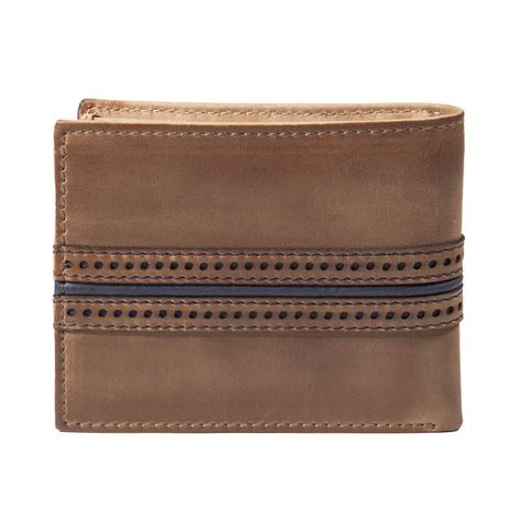 Billetera Gino Rodinis  Borsalino 155 Café/Azul-4