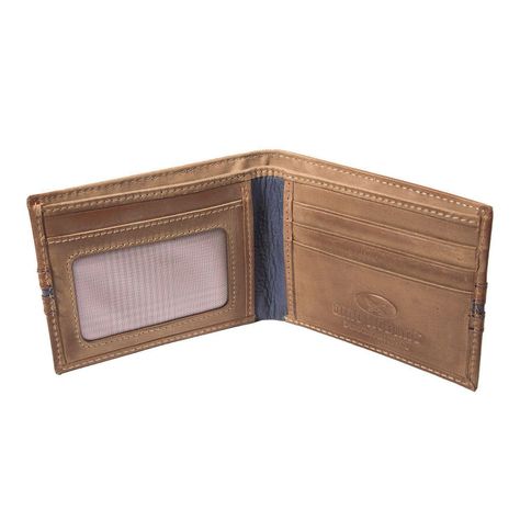 Billetera Gino Rodinis  Borsalino 155 Café/Azul-2