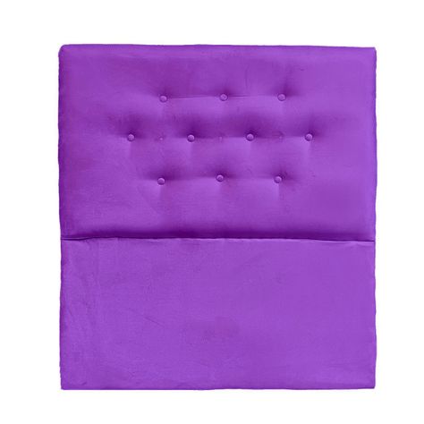 Respaldo Arles King Felpa Morado-0