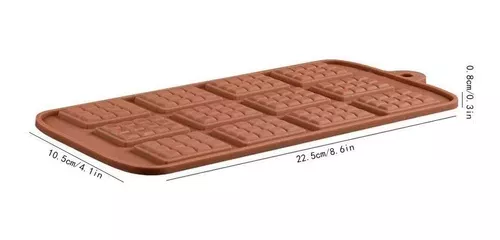 Moldes De Chocolate Moldes Barra Chocolate Silicona Barrita-1