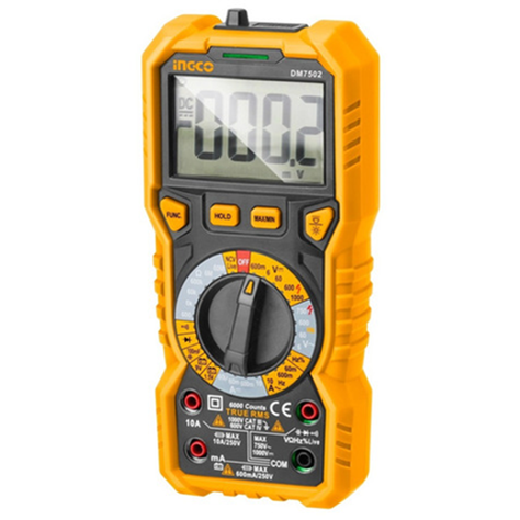 Multimetro Multitester Digital Ingco Dm7502-0