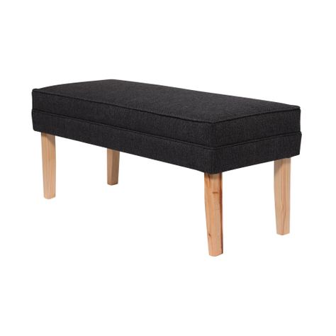 Banqueta Style Grafito Omega 100x40x40 cm Máxima Design-1