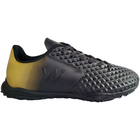 ZAPATILLA DE FÚTBOL NORWEST NEGRO DORADO CAPITANO TF-4