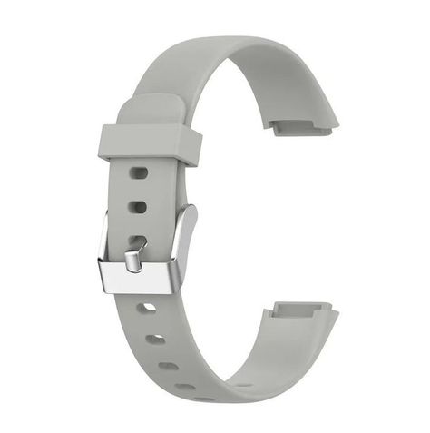 Correa Silicona Compatible Fitbit Luxe  15,4mm Gris Roca-0