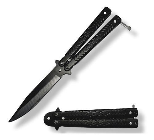 Navaja Mariposa Profesional Black Trident Am42 -1