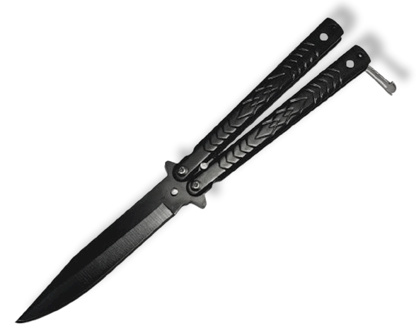 Navaja Mariposa Profesional Black Trident Am42 -0
