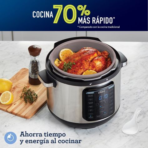 Multi olla rápida XL Oster® 7.5 litros con 14 funciones CKSTPCEC8801-2