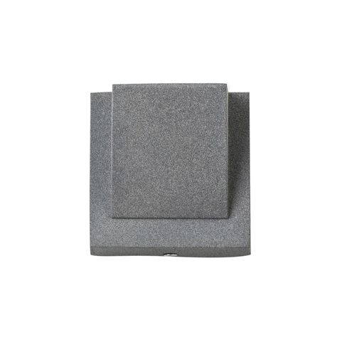 Apliqué LED Decorativo Exterior Para Pared 3W Gris-1