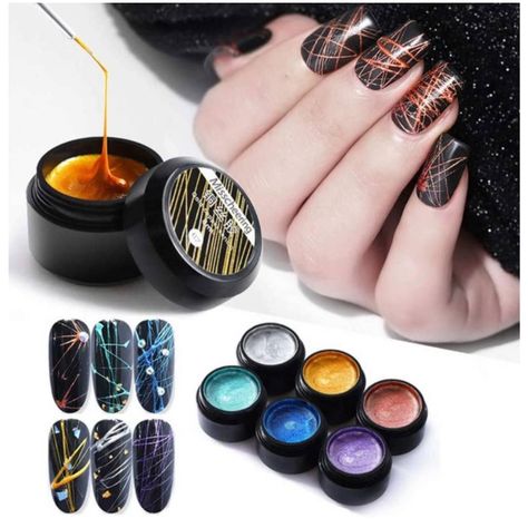 ESMALTE GEL DE ARAÑA PARA UÑAS 8 ML-1