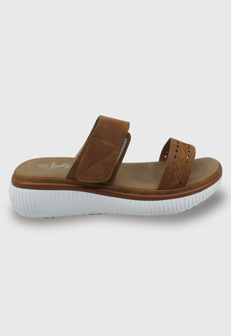 Sandalia Elida beige Stylo Shoes-0