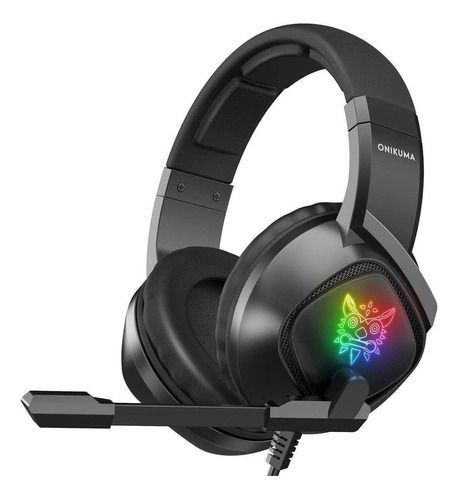 Audífonos Gamer K19 Negro Con Luz Rgb Led-0