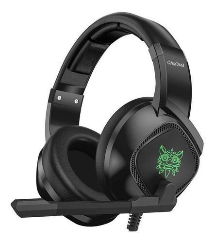 Audífonos Gamer K19 Negro Con Luz Rgb Led-1