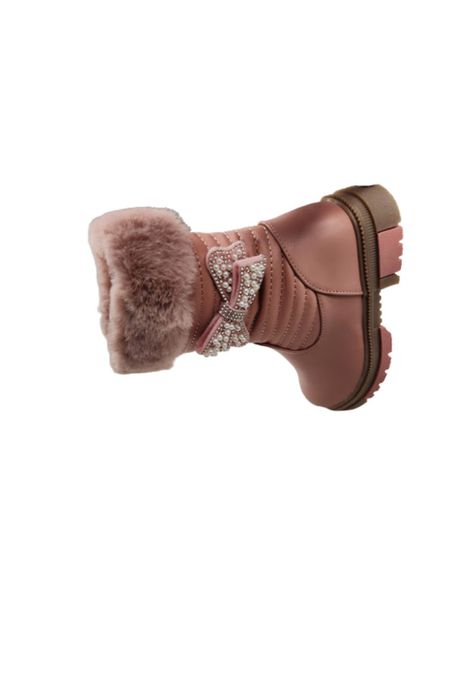 Bota de Invierno Rosa Lazo-2